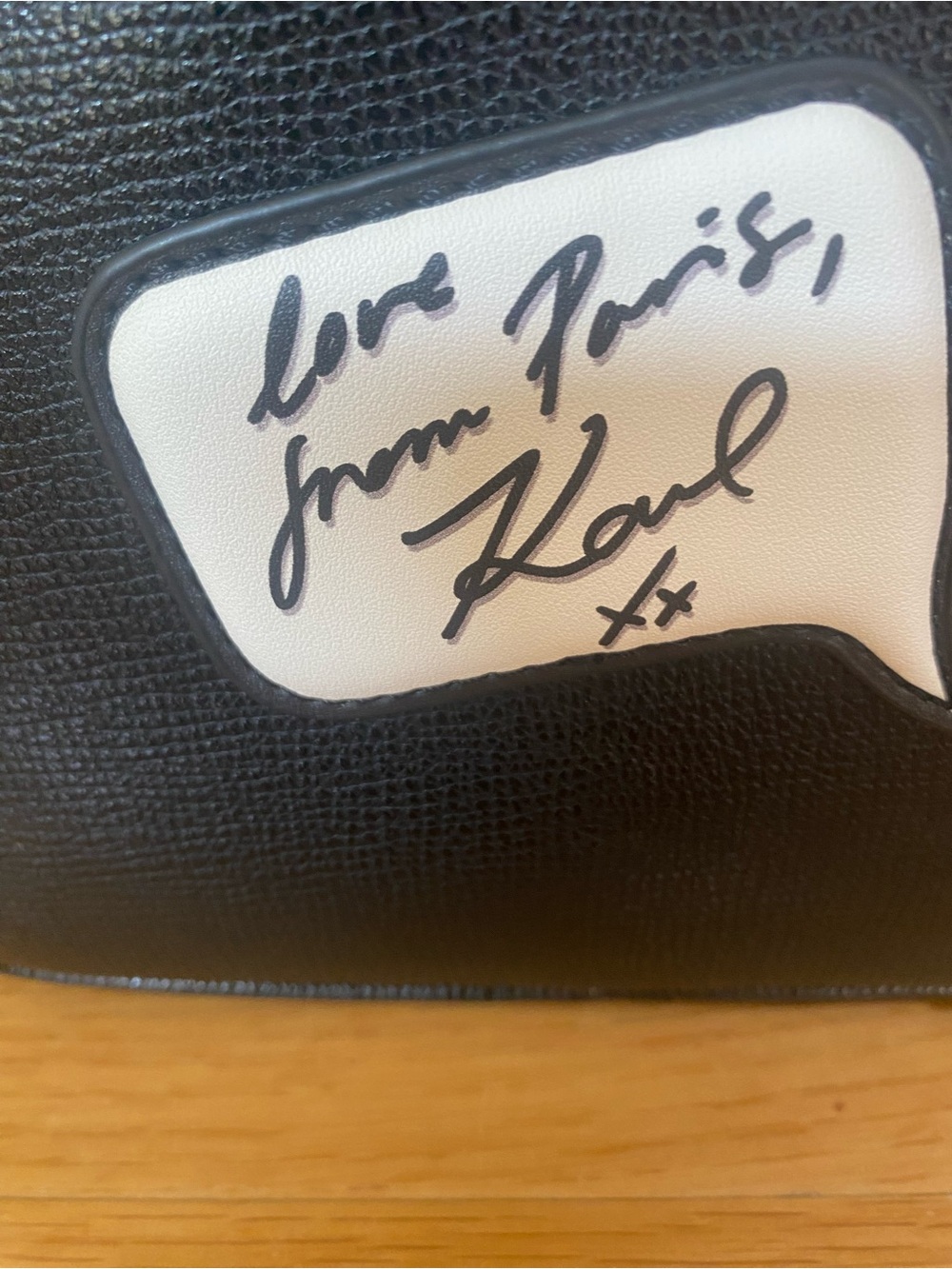 Karl Lagerfeld Black Crossbody w/brand Patch - Picture 5 of 6